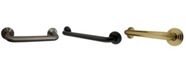 Kingston Brass Restoration 16-Inch Decorative 1-1/4-Inch OD Grab Bar